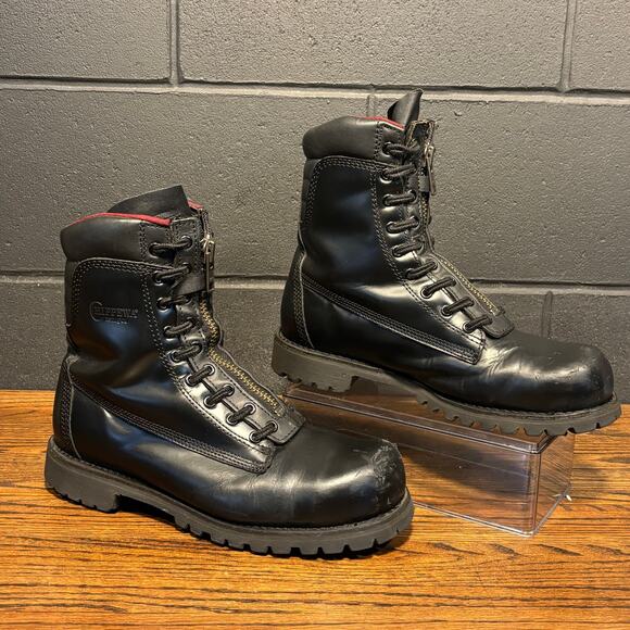 Chippewa 92400 Firefighter Work Boots Men’s 10.5 | Steel Toe | Front Zip - Picture 1 of 8